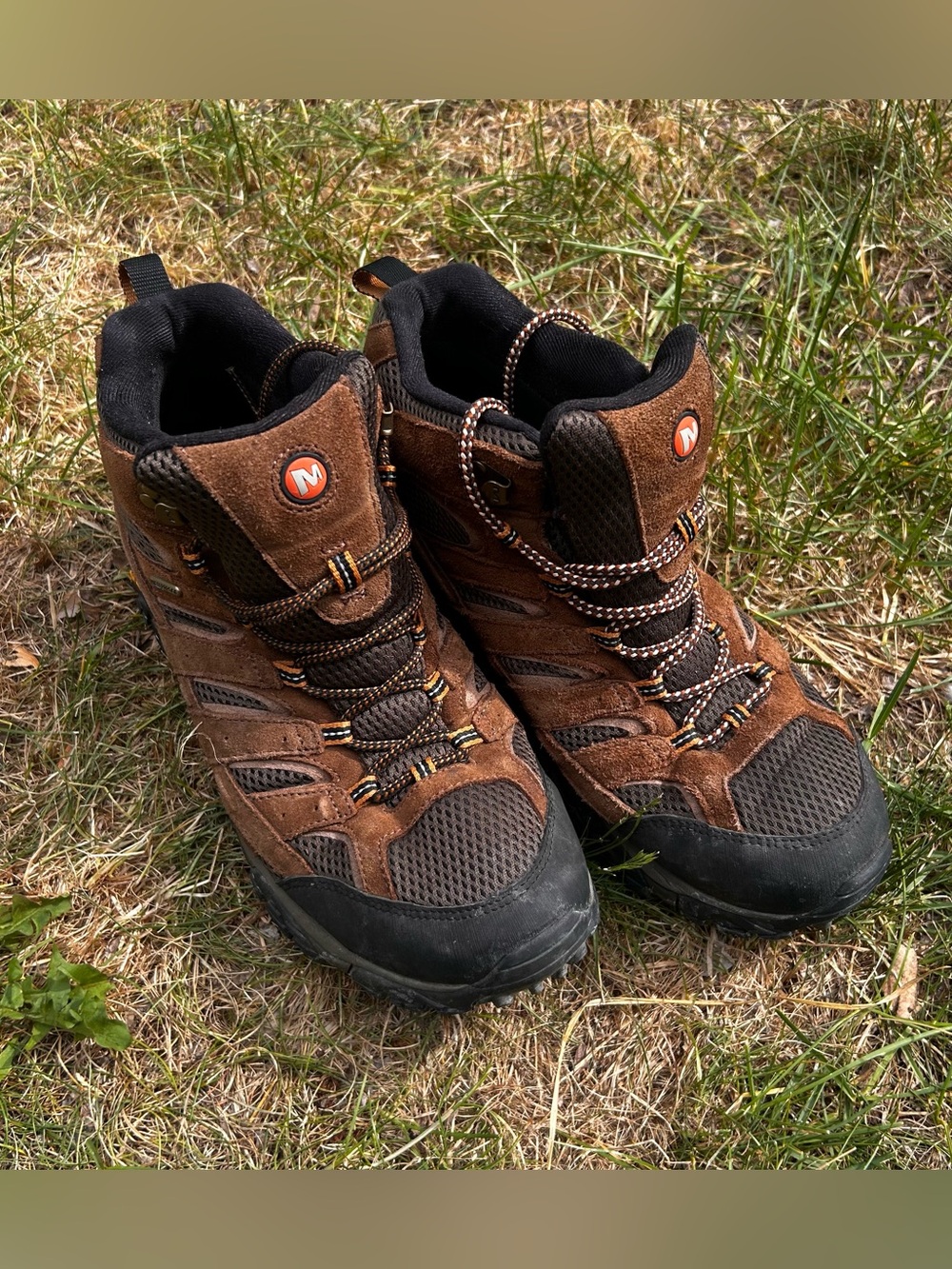 Merrell Performance Men's Hiking Shoes Brown/Black US 10.5 M Vibram Soles J06045